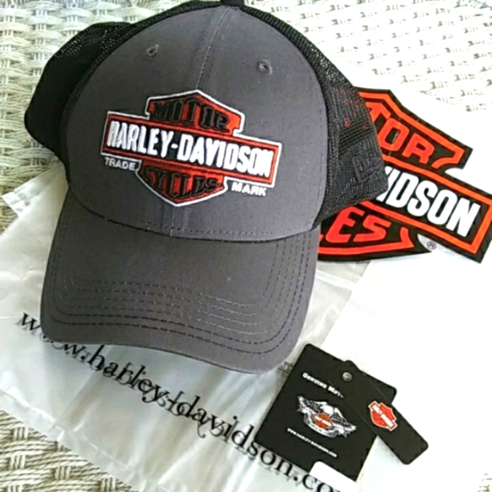NWOT Harley-Davidson Mesh Trucker Fitted Cap